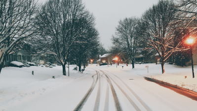 Snowy road